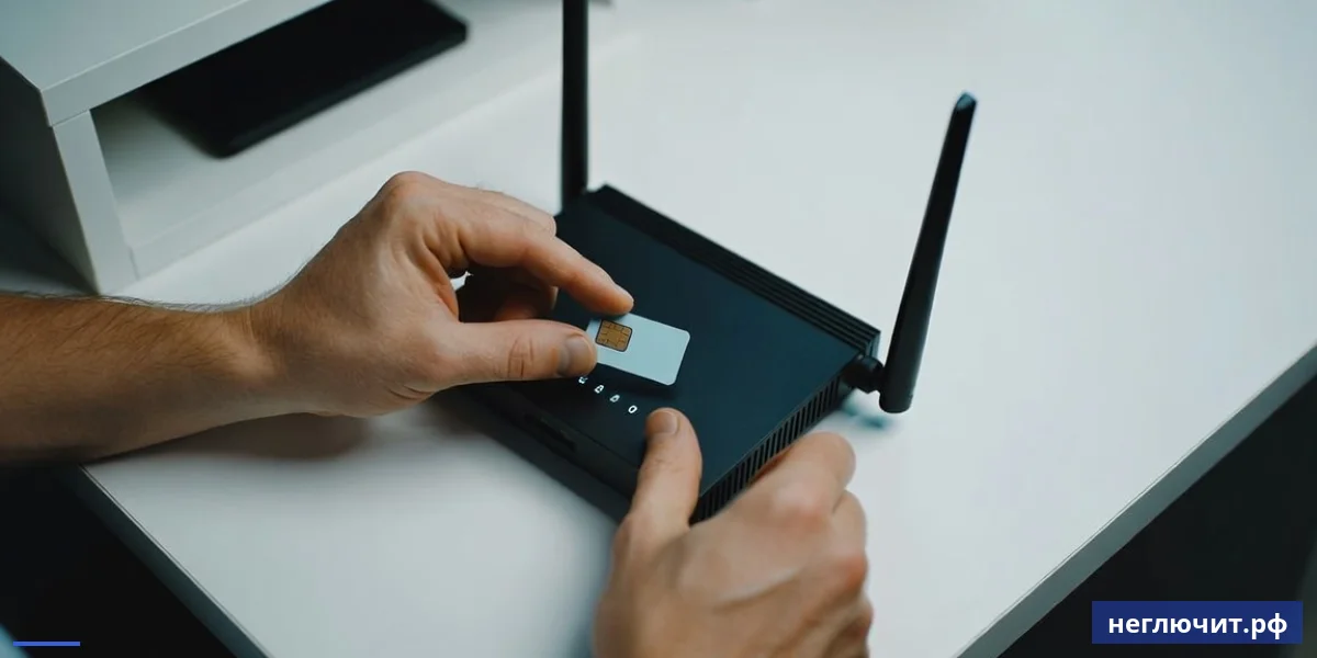 Установка SIM-карты в 4G-роутер для дачи — руки мастера