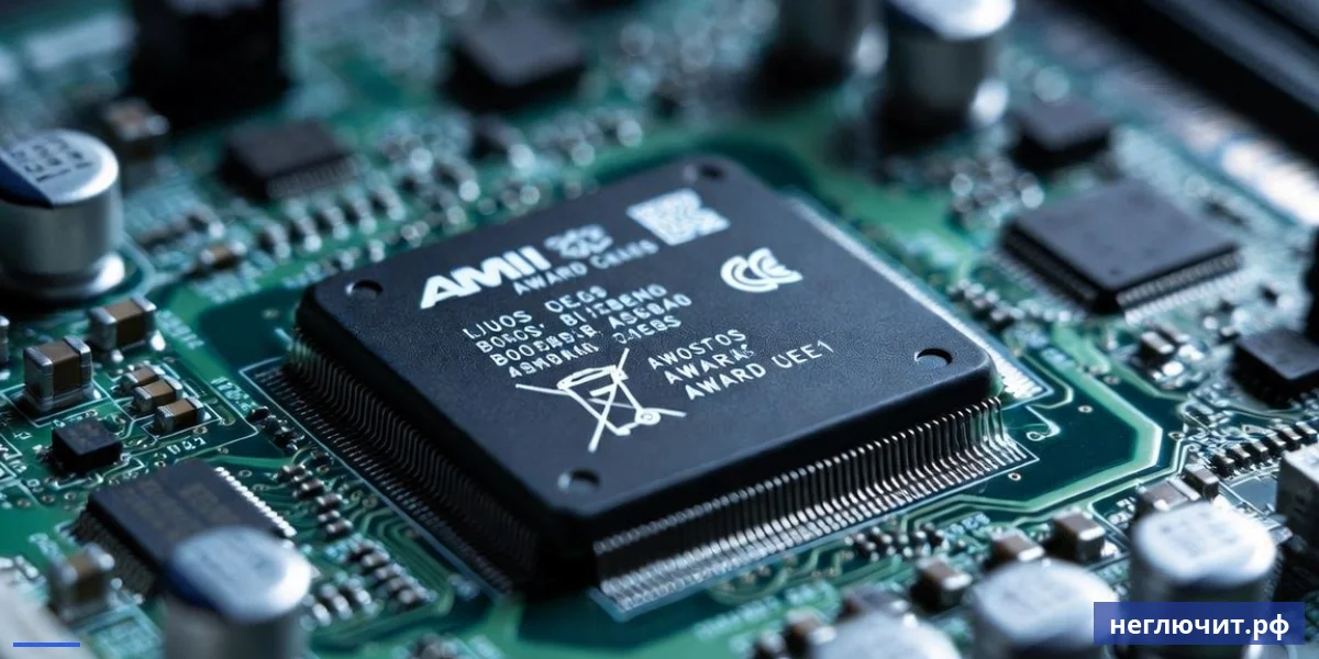 Чип BIOS / UEFI на материнской плате — хранит OEM-ключ Windows для брендовых ПК