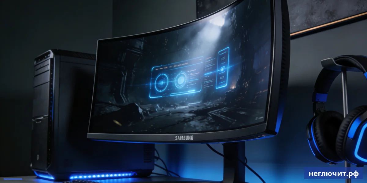 Изогнутый игровой монитор Samsung Odyssey OLED для ПК-гейминга с экстремальным изгибом 1800R
