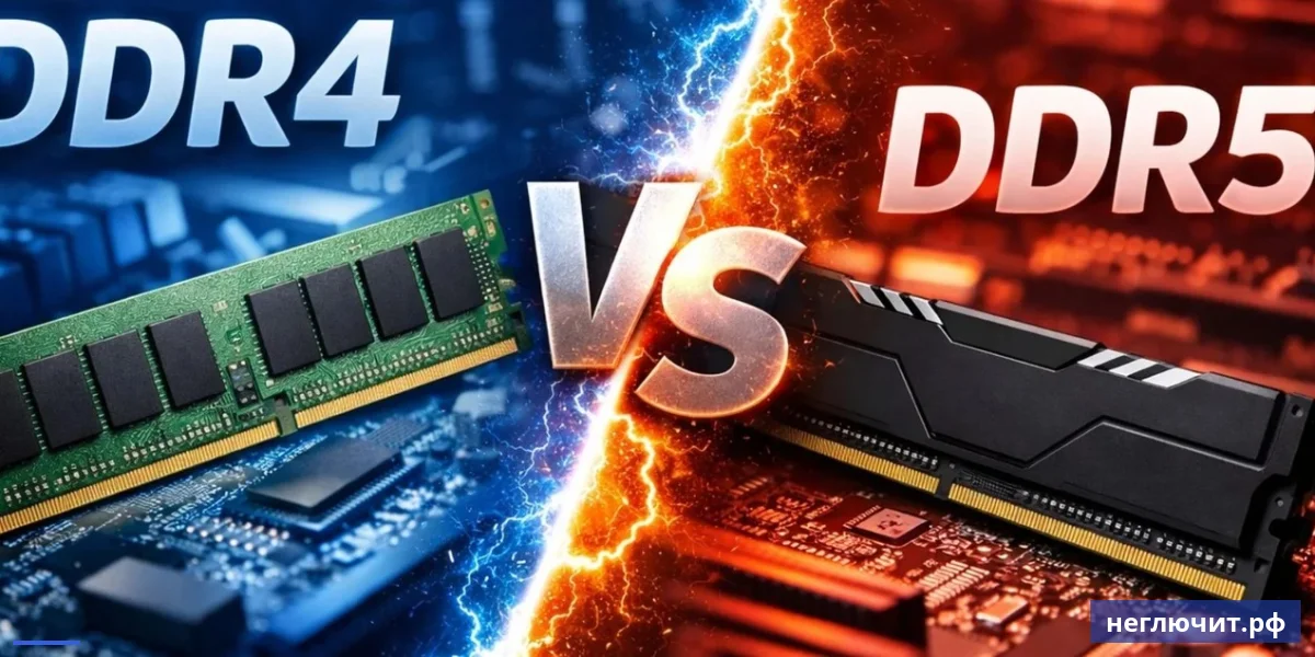 Сравнение модулей оперативной памяти DDR4 и DDR5 — позиция выреза и контактов