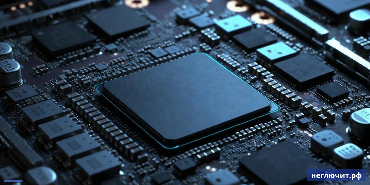 Макро материнской платы MacBook Apple Silicon с центральным SoC чипом