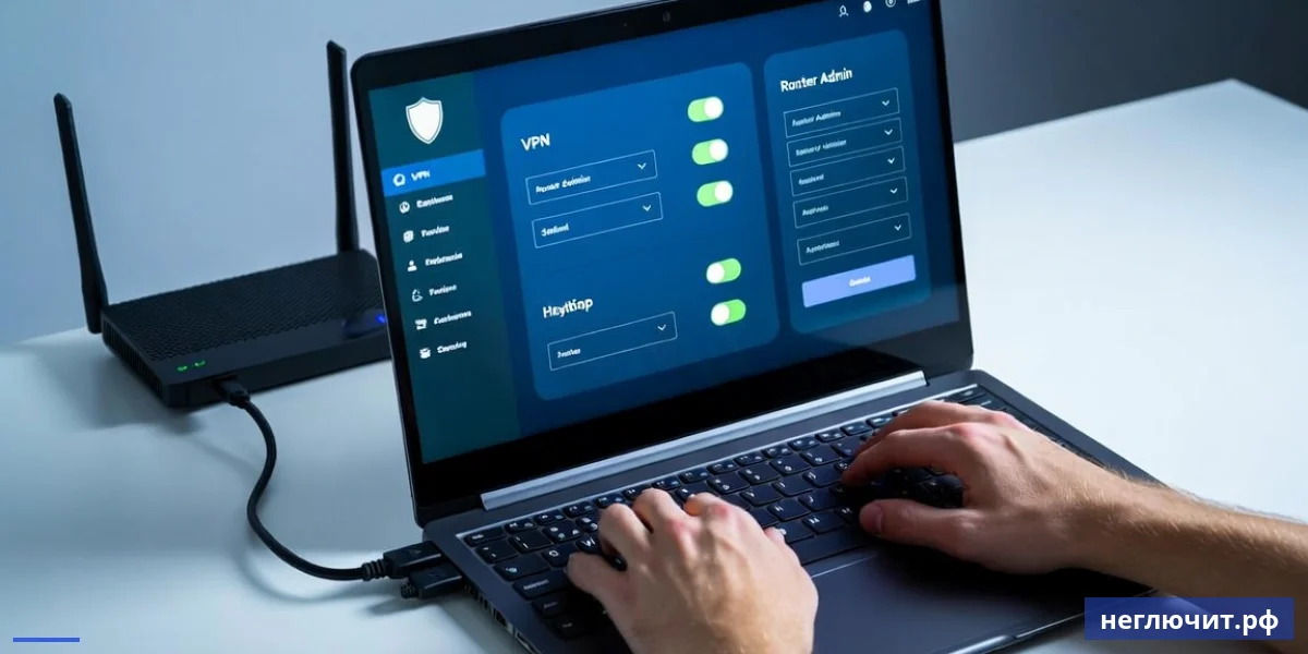 Настройка корпоративного VPN-клиента через веб-интерфейс роутера