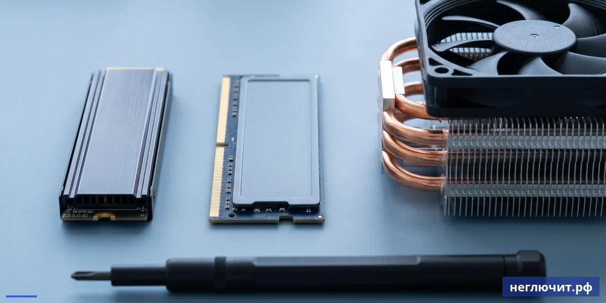 NVMe SSD, планка DDR5 ОЗУ и башенный кулер — три пути аппаратного ускорения ноутбука